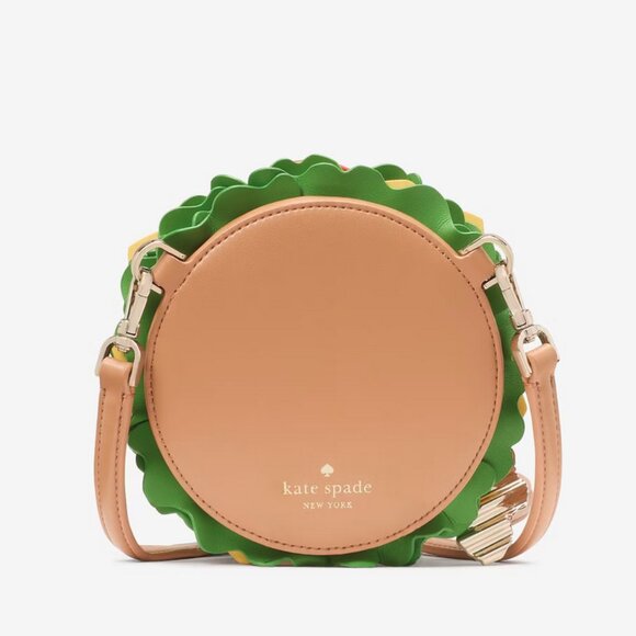Kate Spade New York Snack Bar 3D Hamburger Burger Crossbody Purse Novelty NWT - Picture 8 of 10